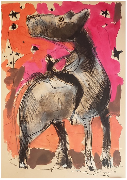 SICILIAN RODEO (42×59.4cms)